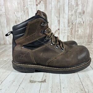 Irish Setter 83623 Mens Brown Leather EH‎ Safety Toe Work Boots Size 9.5 EE